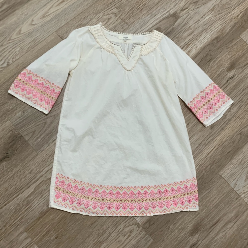 Umgee Aztec Embroidered Boho Tunic